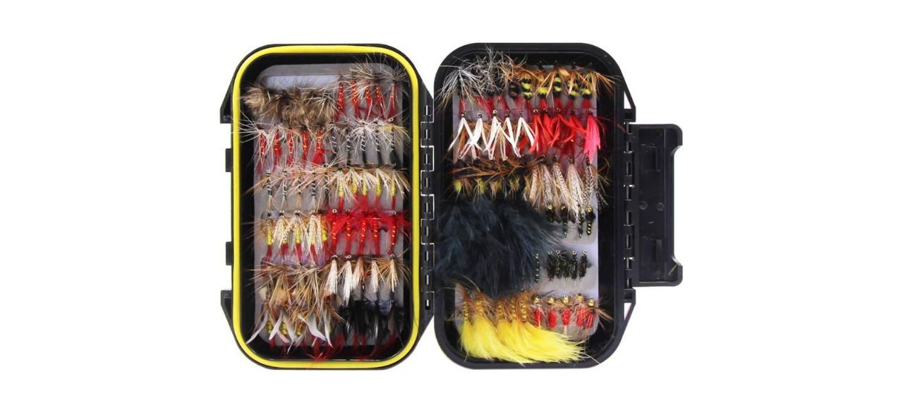 Croch fishing flies box 120 pieces