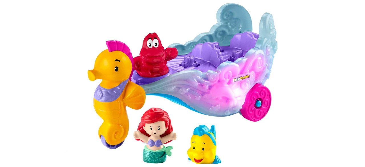 Fisher-Price Disney Princess Ariel Light-Up Sea Carriage