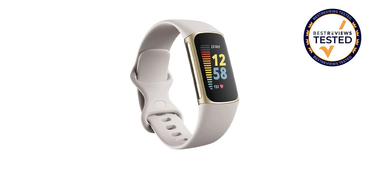 Fitbit Charge 5 on white background