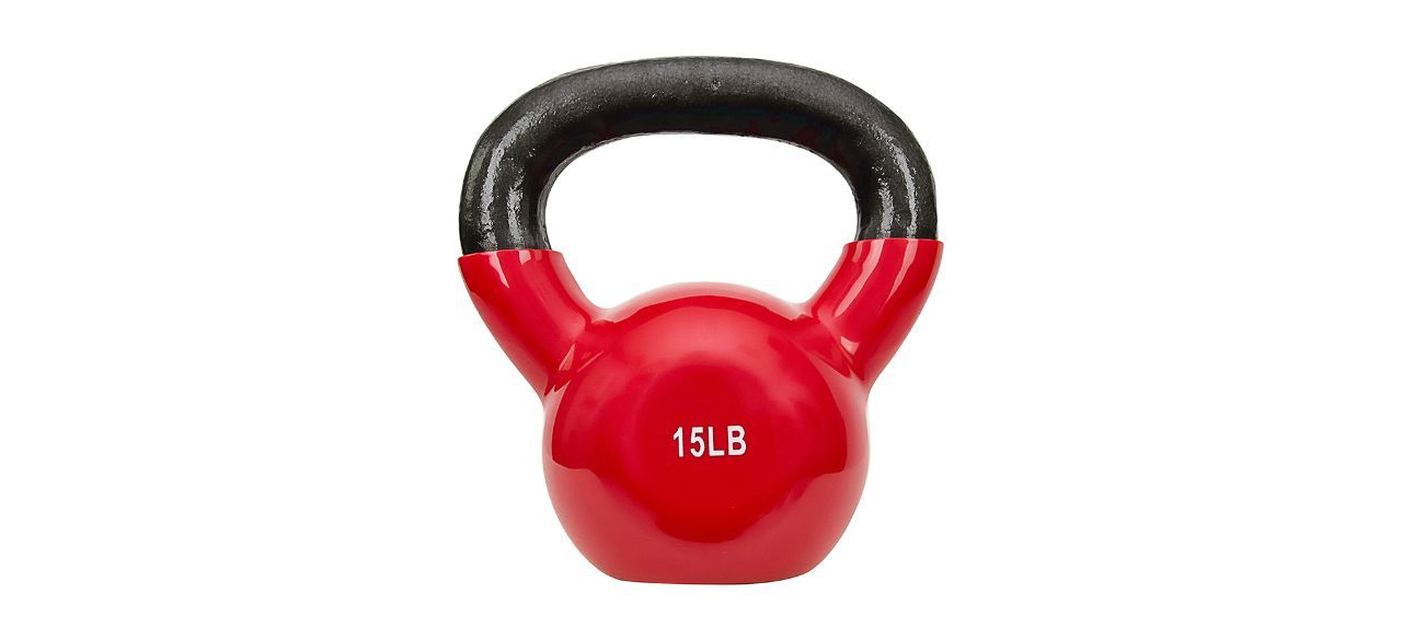 Sunny Health and Fitness Vinyl Coated Kettlebell