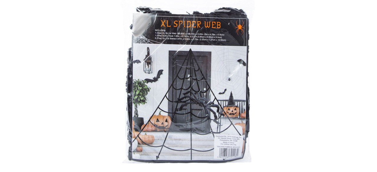 Best XL Halloween Spider Web Rope Decoration