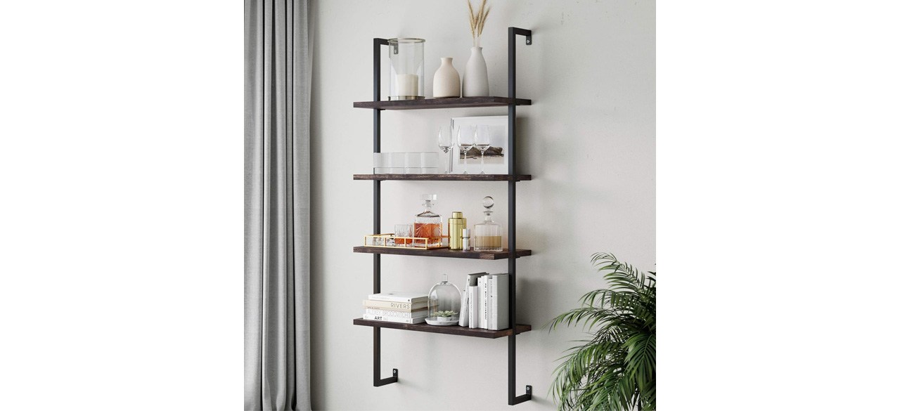 Nathan James Theo 4-Shelf Bookcase