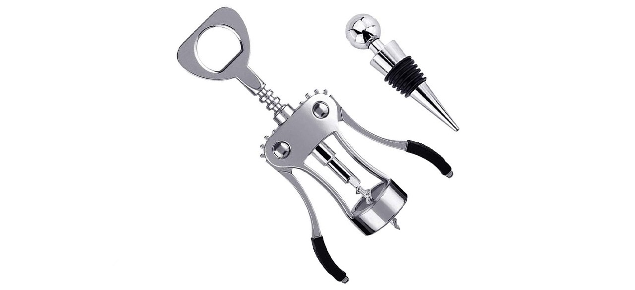 Abridor de vinho saca-rolhas Foho de asa luxuosa