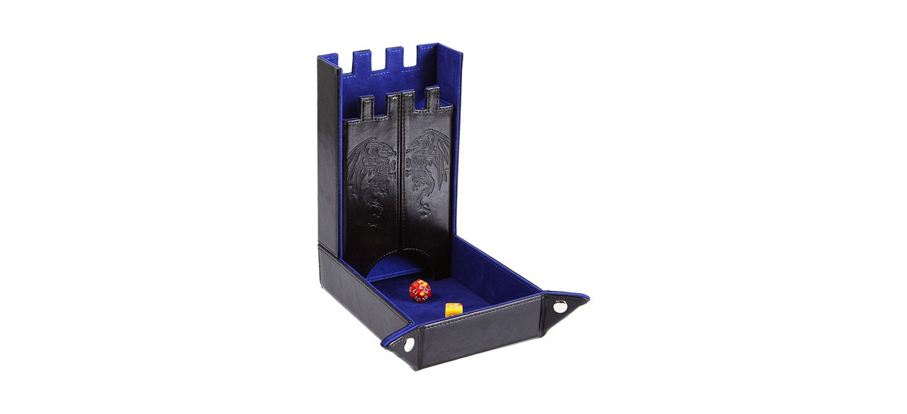 best Forged Dice Co. Draco Castle Foldable Dice Tray and Dice Tower