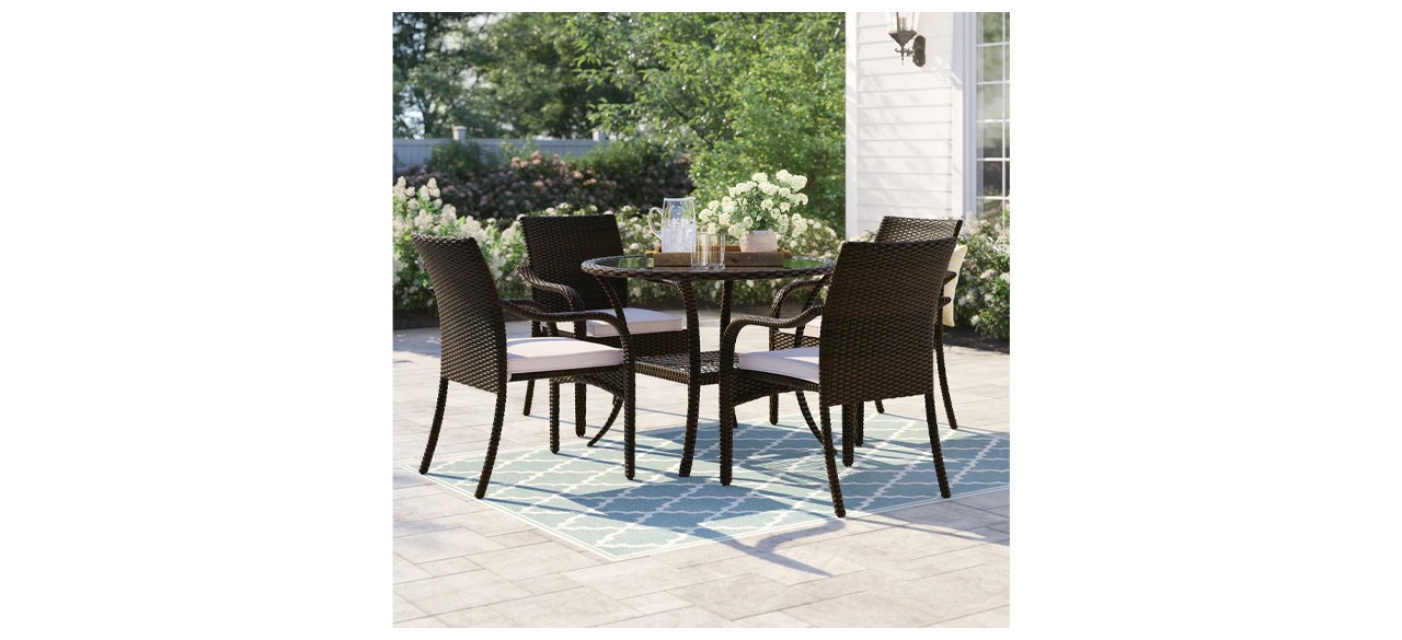 four-person patio dining set