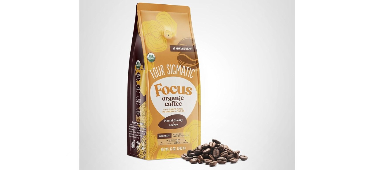 Four Sigmatic Whole Bean Coffee with Lion’s Mane and Chaga Mushrooms