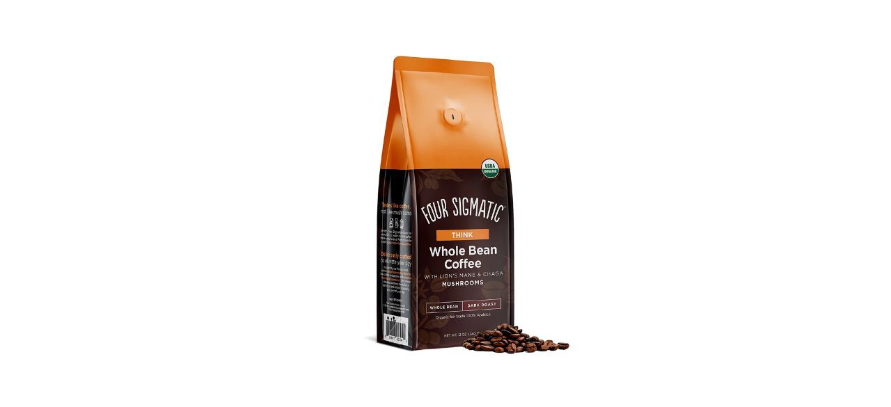 Best Four Sigmatic Whole Bean Coffee with Lions Mane and Chaga Mushrooms