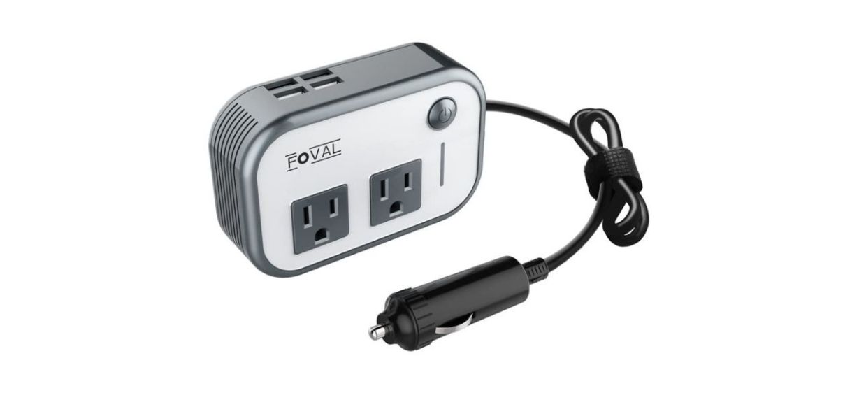 Best FOVAL 200W Car Power Converter with USB Charging Ports