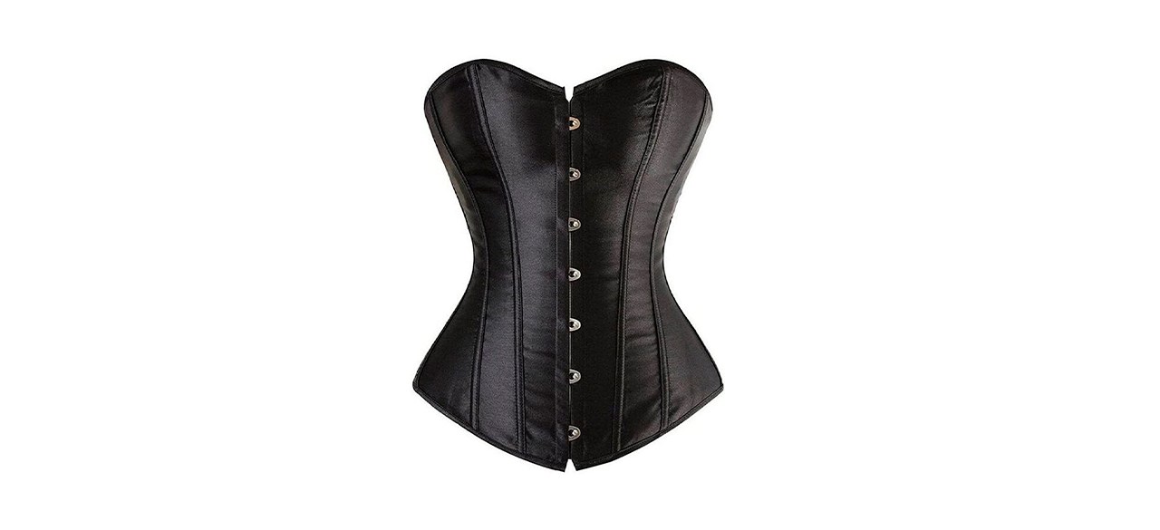 Best Frawirshau Plus-Size Black Bustier Corset Top