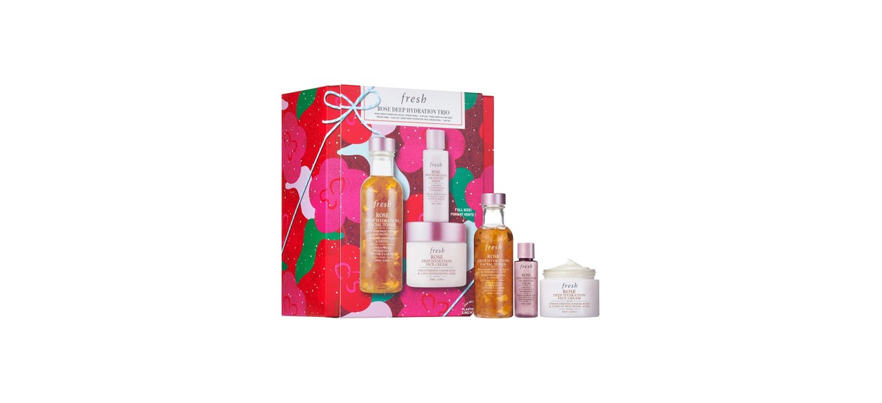 Best Fresh Rose Deep Hydration Trio Skincare Set