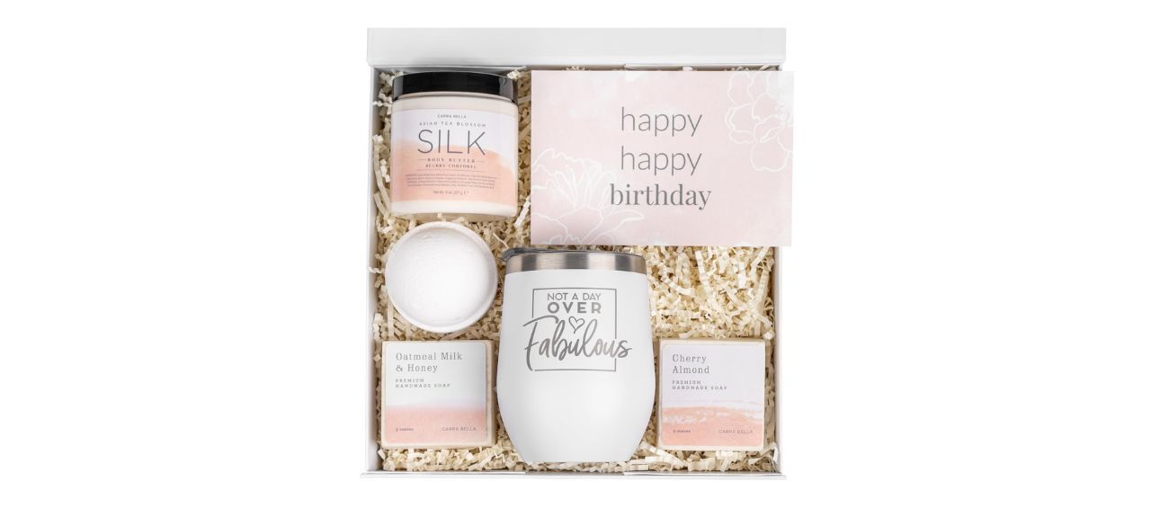 Sodilly Happy Birthday Box for Women on white background