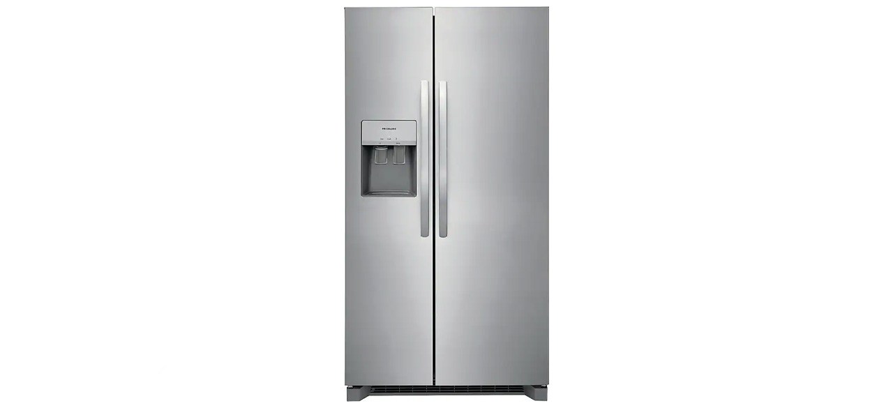 Refrigerador de dos puertas verticales Frigidaire de 25,6 pies cúbicos de profundidad estándar