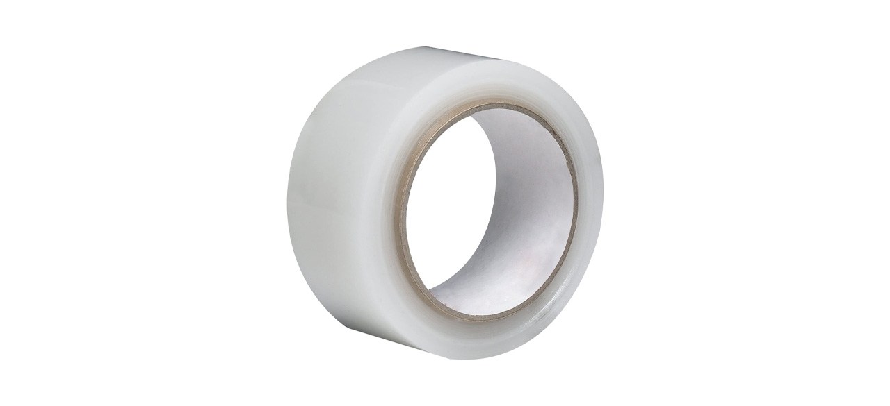 A large roll of clear tape