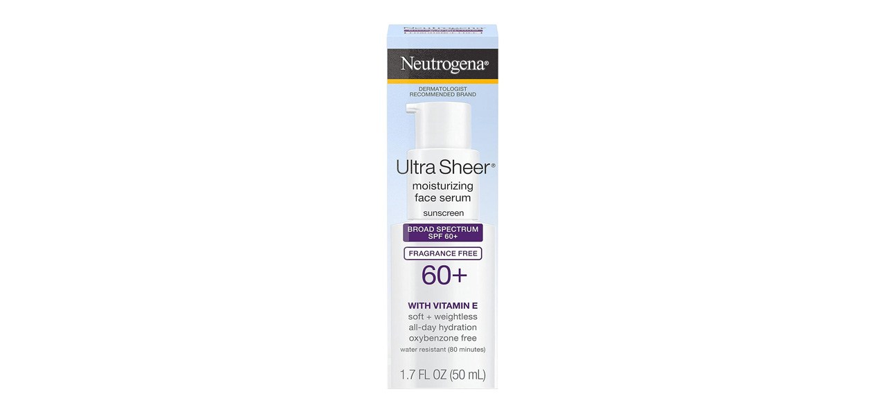 Best Neutrogena Ultra Sheer Moisturizing Face Serum Sunscreen
