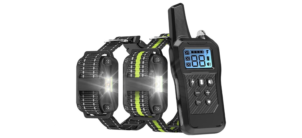 FunniPets Dog Training Collar with LED Light