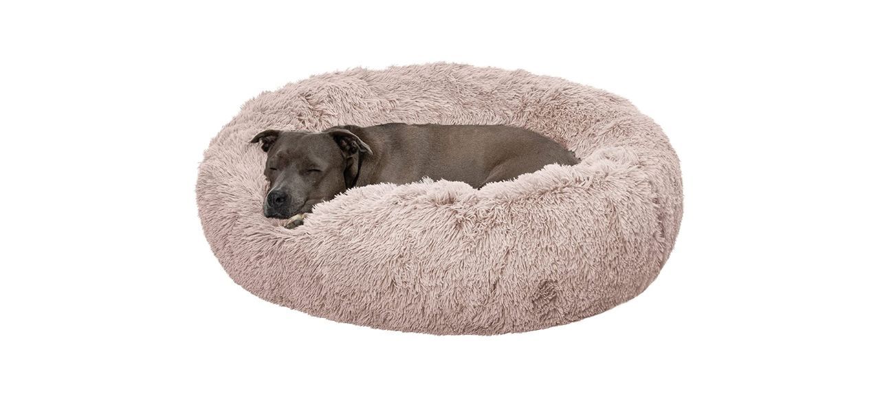 Furhaven Calming Cuddler Doughnut Bed