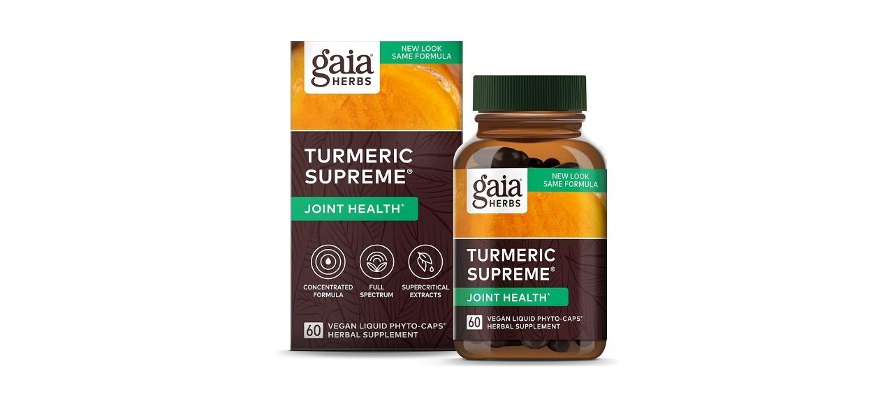 Best Gaia Herbs Turmeric Supreme Joint Health Supplement