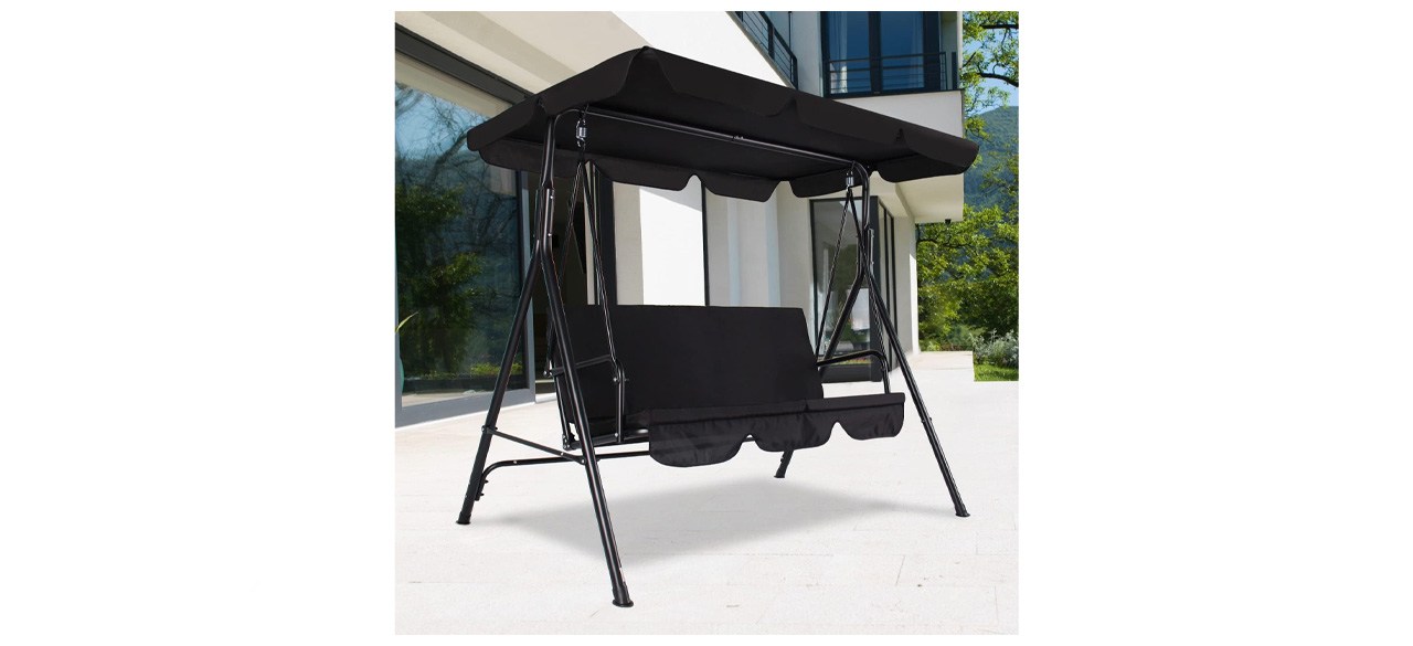 GARTOO Three-seat Patio Swing Chair