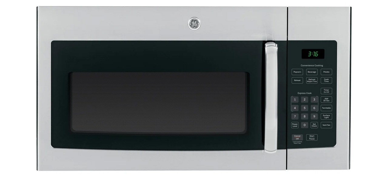 GE 1.6 Cu. Ft. Over-the-Range Microwave Oven JVM3160DFBB