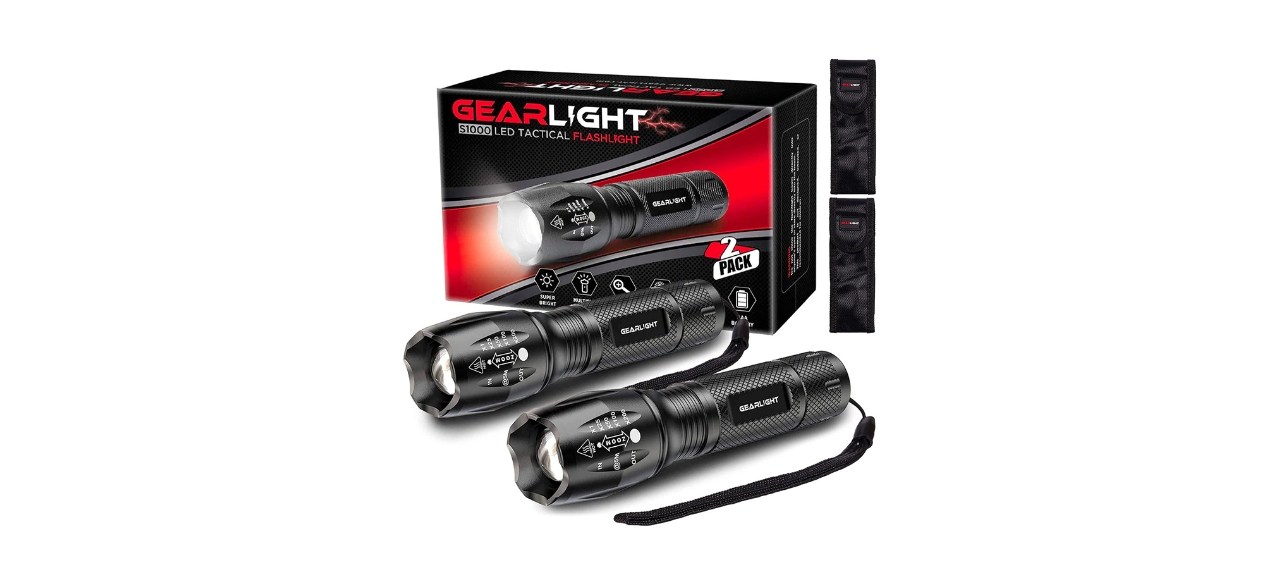 Best GearLight Flashlight 2pk