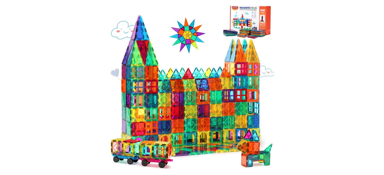 Gemmicc Magnetic Tiles Building Blocks for Kids