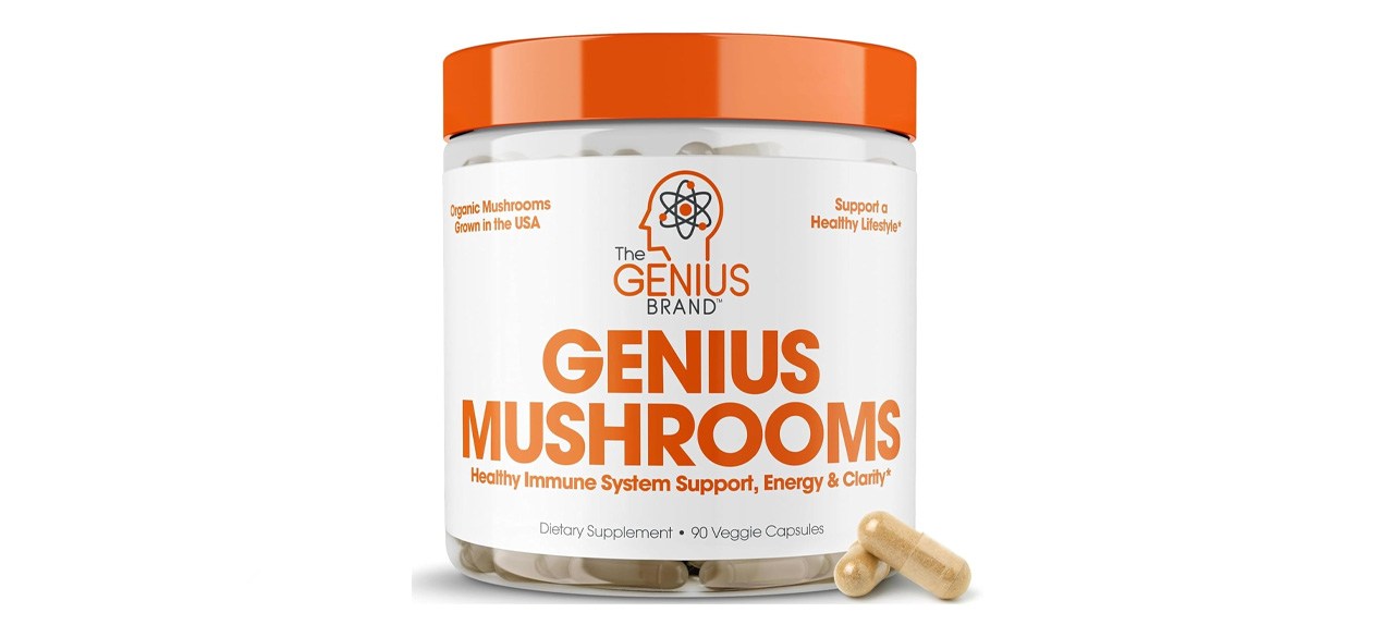 Genius Brand Genius Mushroom Immune System Booster and Brain Supplement