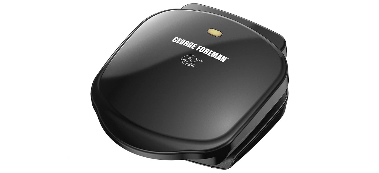George Foreman Two-Serving Classic Plate Electric Indoor Grill and Panini Press