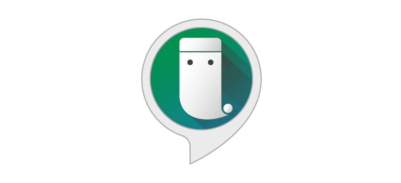 A speech bubble icon with a ghost in it