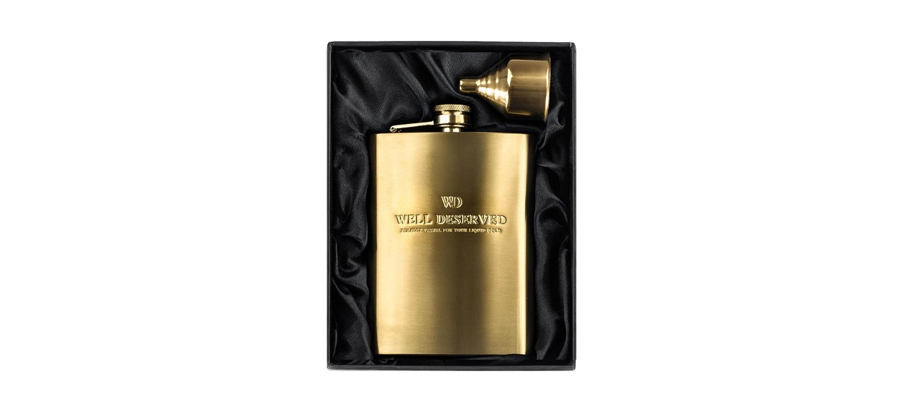 Simpler Life Gold Flask