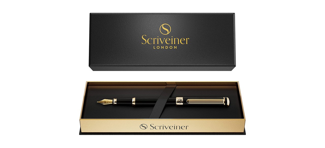 Scriveiner Black Lacquer Luxury Fountain Pen