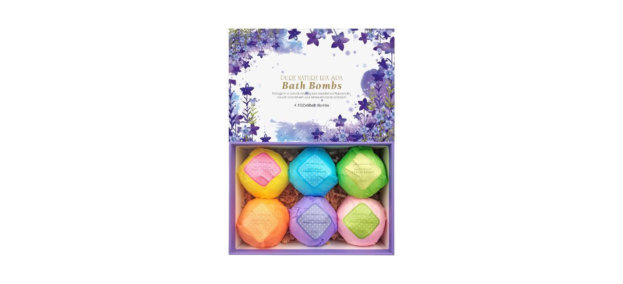 Pure Nature Lux Spa Bath Bombs Gift Set