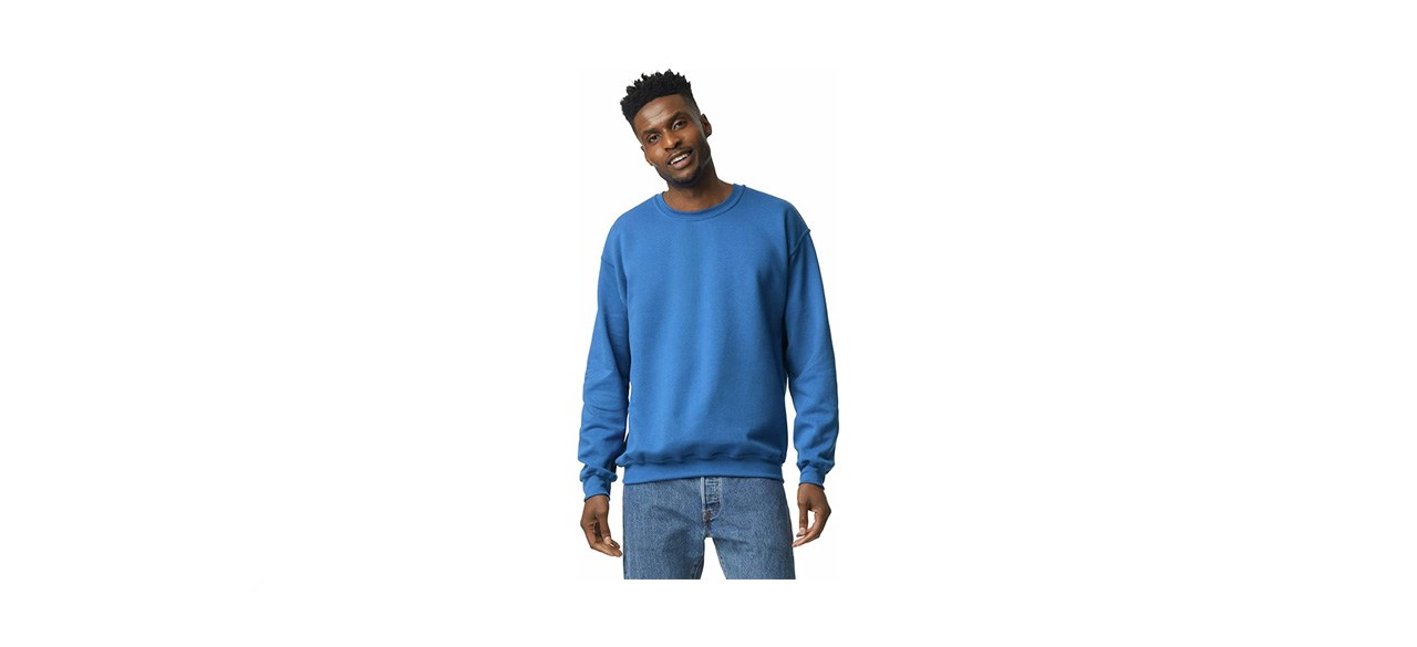 best Gildan Fleece Crew Neck Sweatshirt