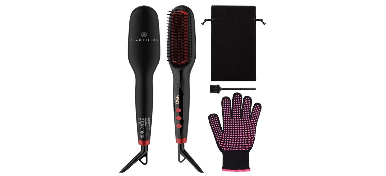 Glamfields Hair Straightening Brush