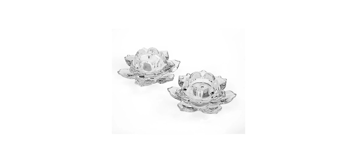Best Godinger Set of 2 Lotus Votive Holder Best Godinger Set of 2 Lotus Votive Holder