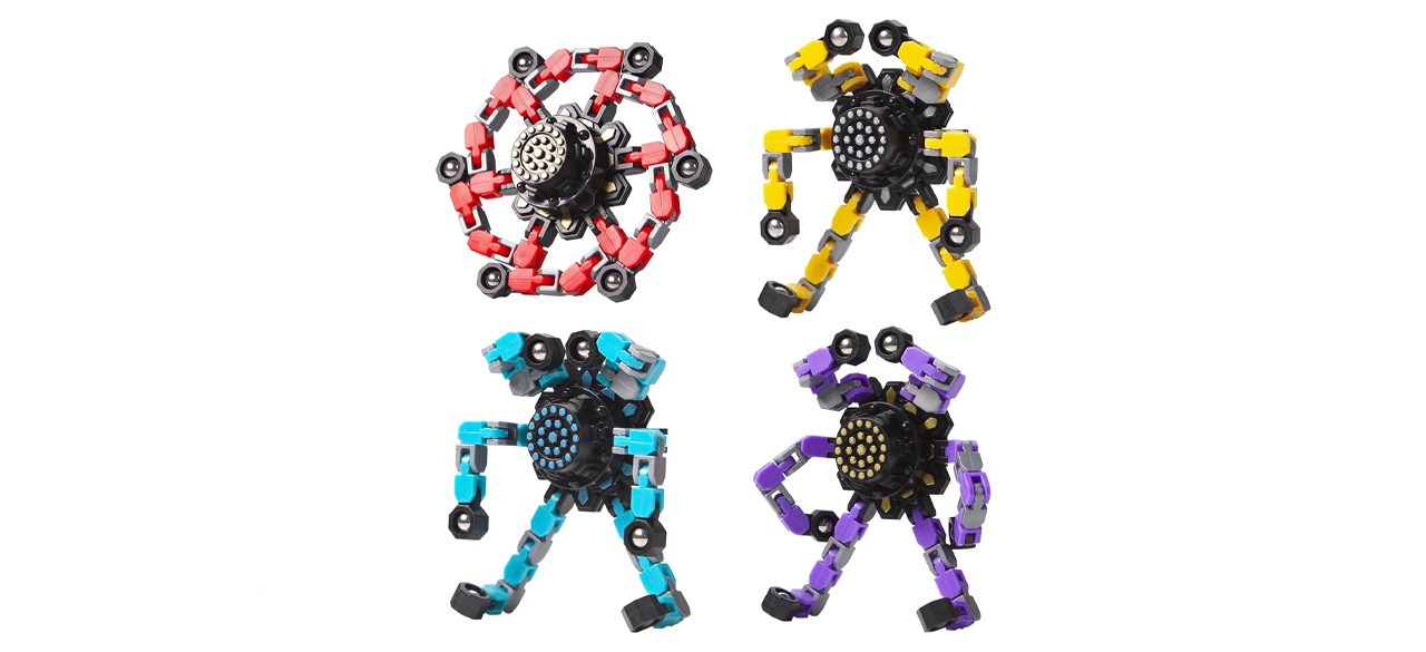 Gokeey Transformable Fidget Spinners 4 Pcs