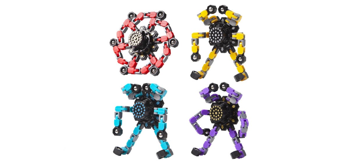 Gokeey Transformable Fidget Spinners 4 Pcs