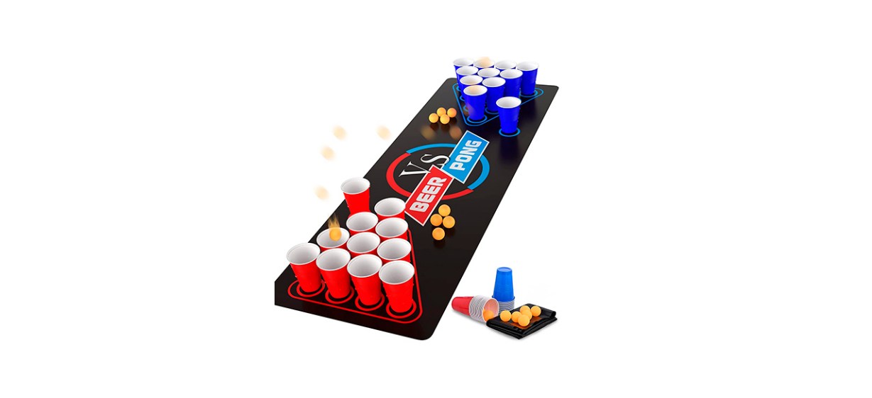 Best Goldge Beer Pong Table Mat