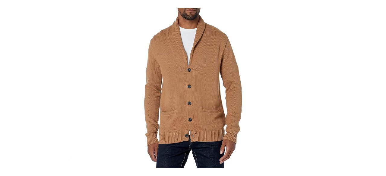 Goodthreads Men's Soft Cotton Shawl Cardigan