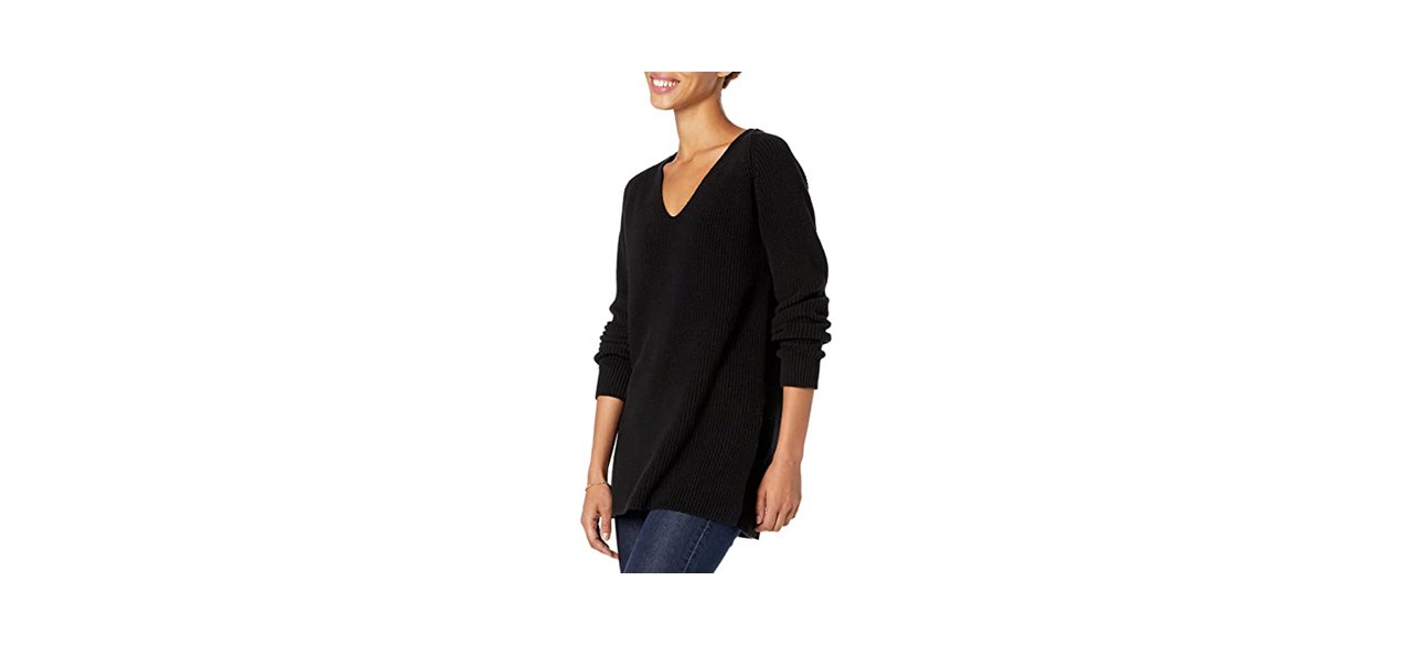 Best Goodthreads Women's Cotton Shaker V-Neck Sweater