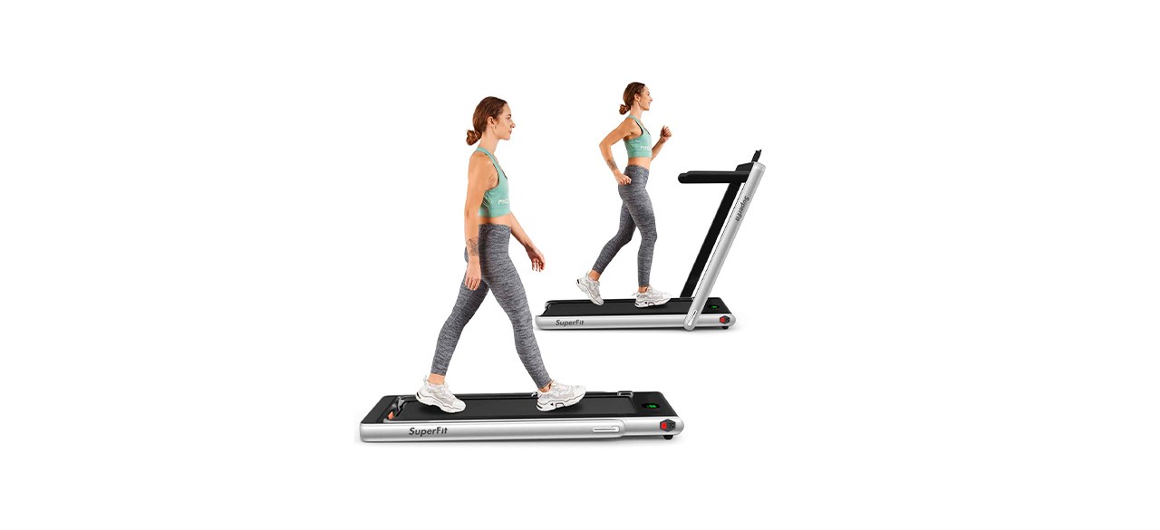 Best Goplus 2-in-1 Folding Treadmill