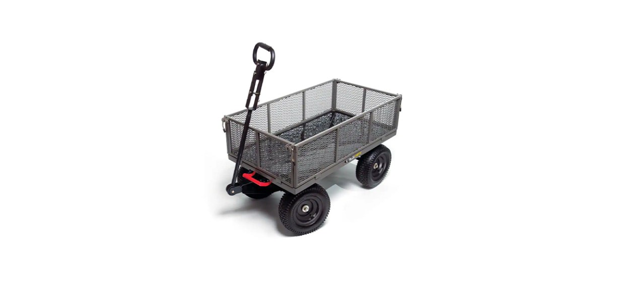 Best Gorilla Carts Steel Multi-Use Dump Cart