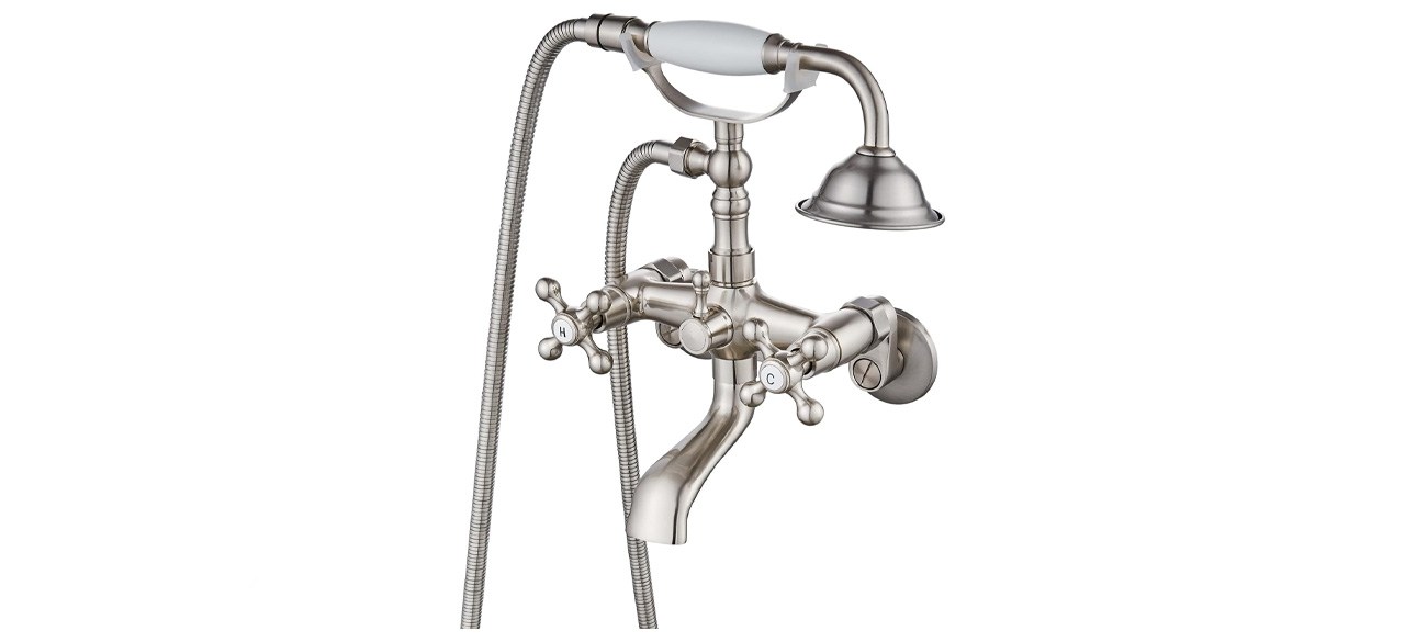 Gotonovo Clawfoot Faucet with Hand Held Shower