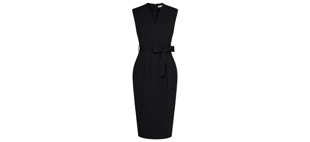 GRACE KARIN Sleeveless V Neck Bodycon Sheath Dress