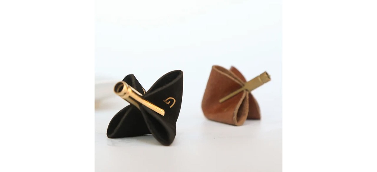 Best JUDATLV Leather and Brass Black Dreidel