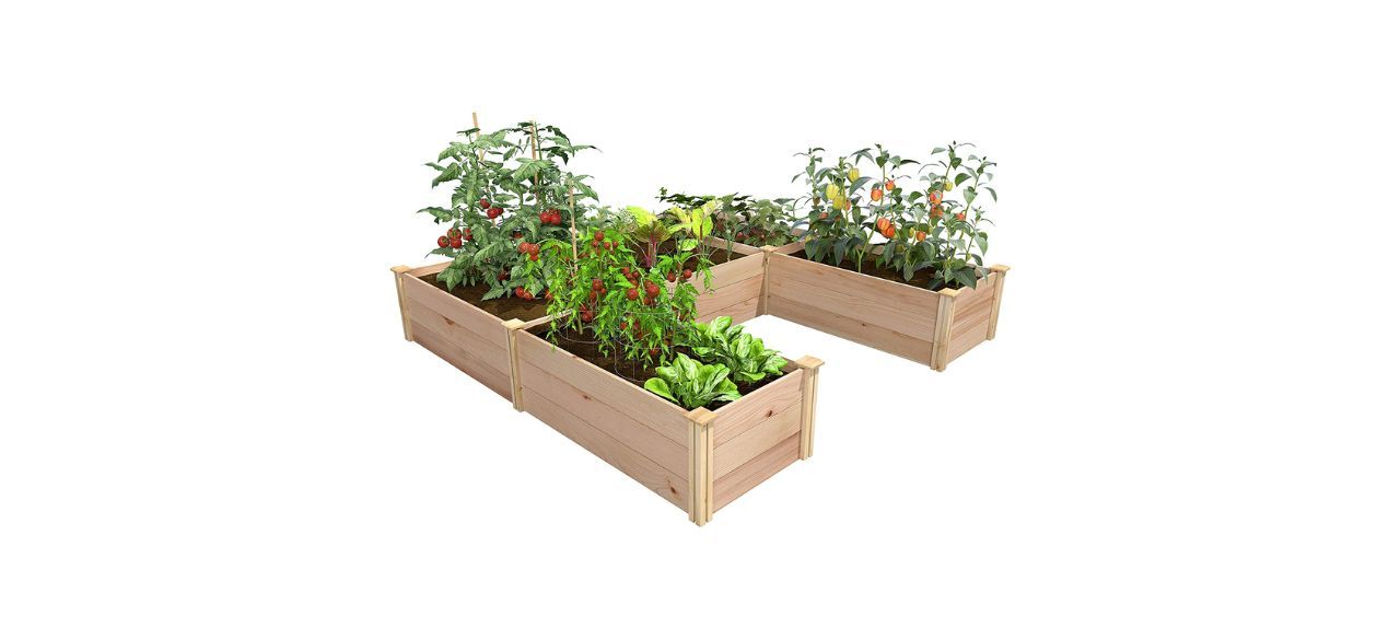 Best Greenes Fence Premium U-Shaped Cedar Raised Bed 