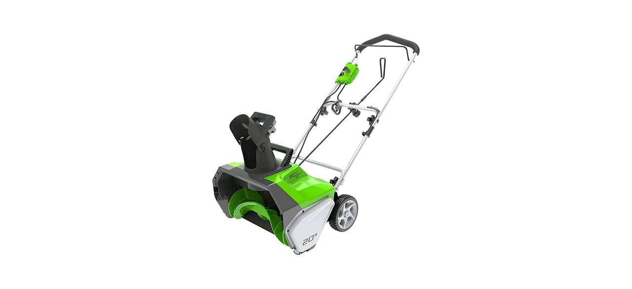 Best Greenworks 20-Inch Corded Electric Snow Thrower