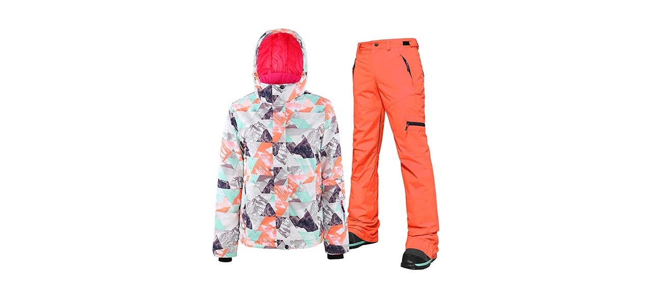 best GS Snowing Womenâ€™s Ski Jacket and Pants Set