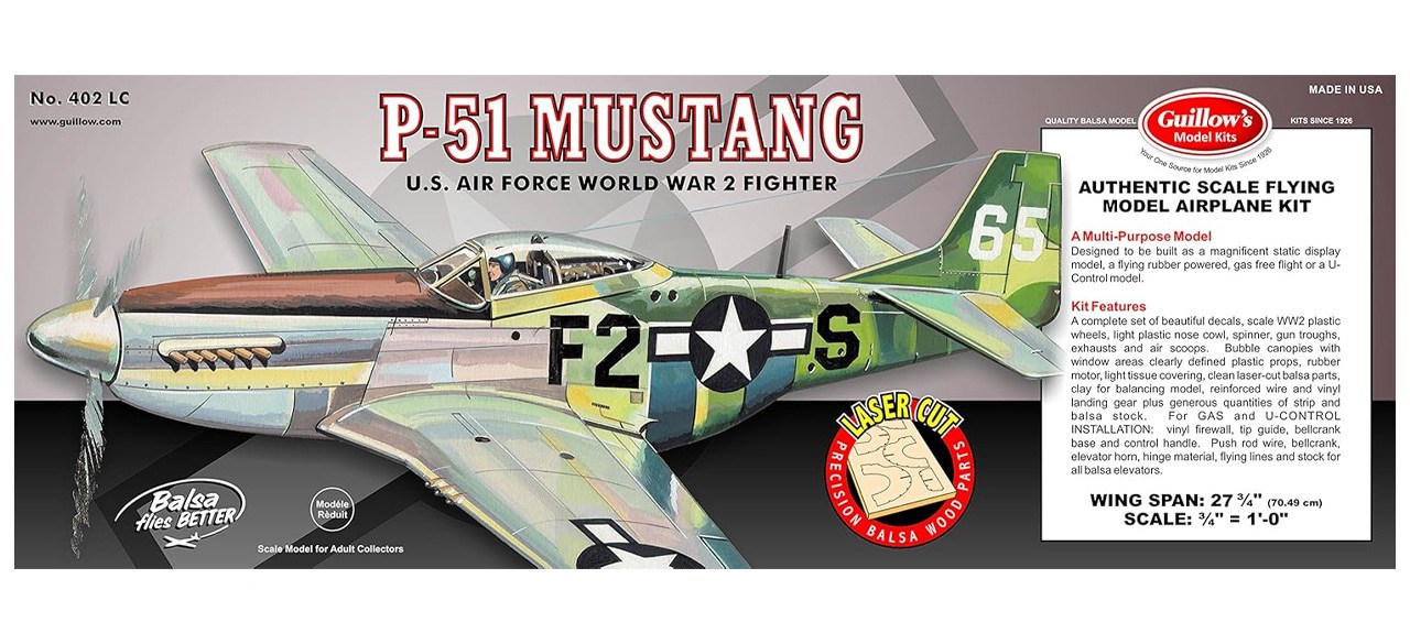 Guillow P-51 Mustang