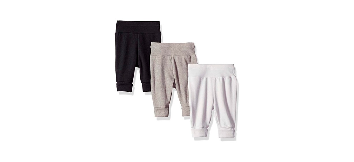 Best Hanes Ultimate Baby Flexy 3-Pack Adjustable Knit Jogger Pants