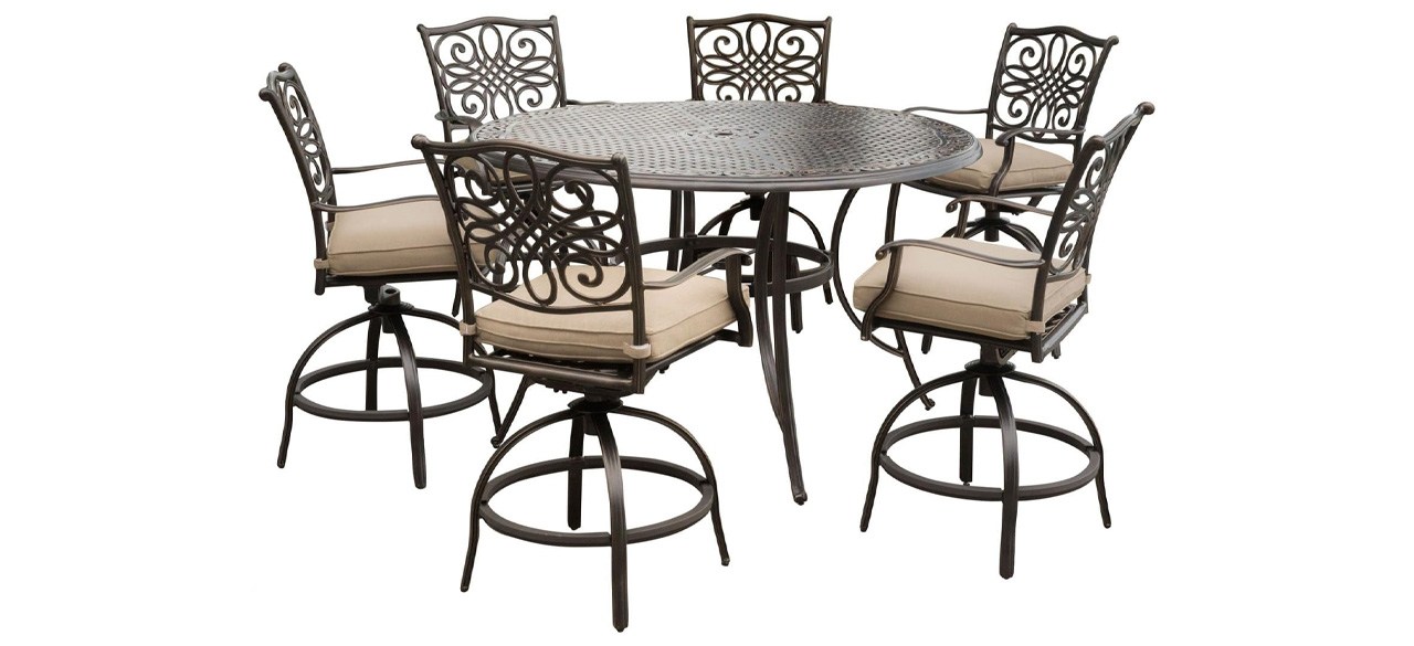best Hanover Traditions Seven-Piece High-Dining Set